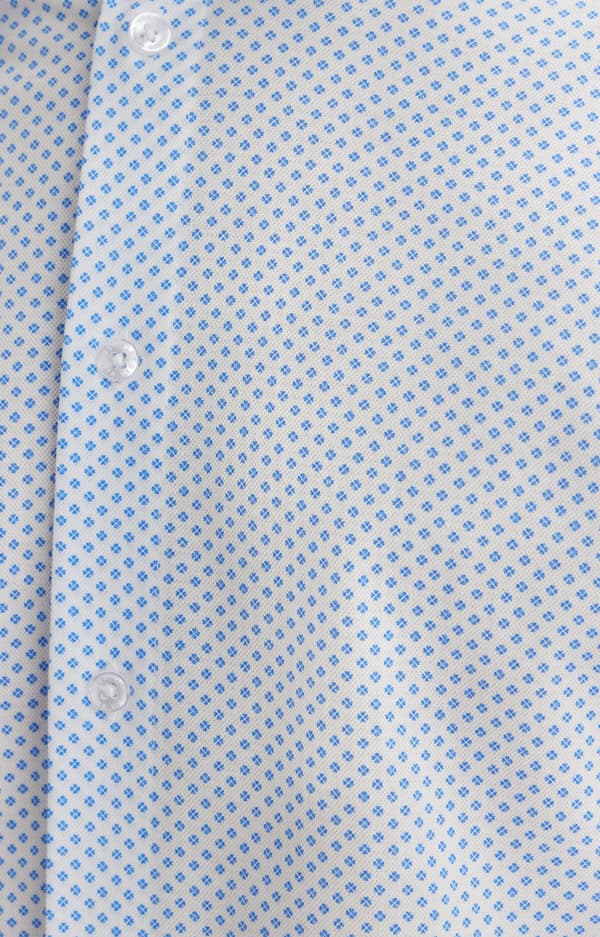 Slim fit-skjorta med tryck M
