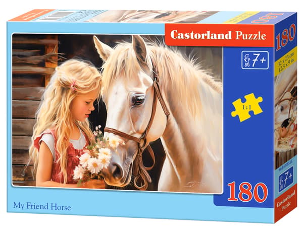 Pussel 180 bitar B-018536 Min vän Häst