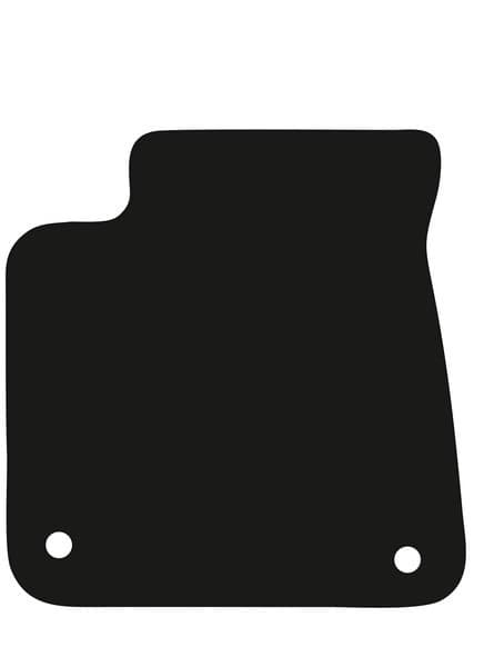 polyamid førermåtte til: Audi A8 D4 LONG 2010-2017 gummibelagt førermåtte