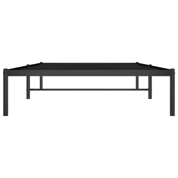 vidaXL metalsengestel sort 107x203 cm