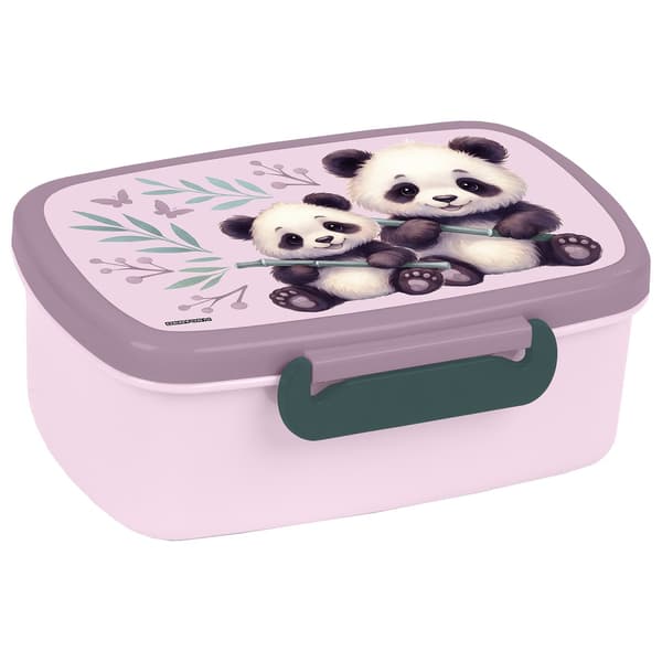 Matlåda Panda med fack för barn