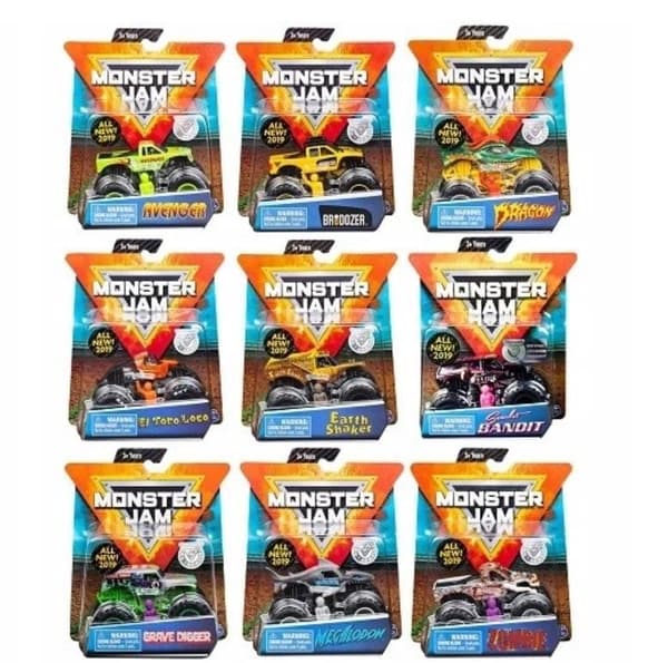 Monster Jam Auto 1-pack 1:64 mix