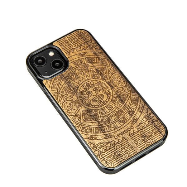 Träfodral till iPhone 13 AZTEC CALENDAR LIMBA