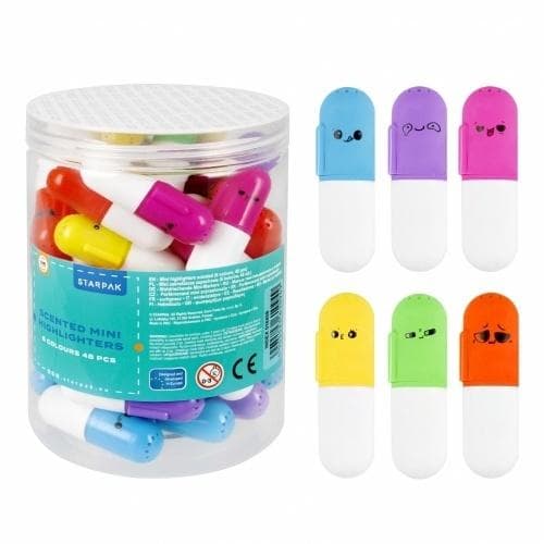 Mini duftende highlighter-mixtube (48 stk.)