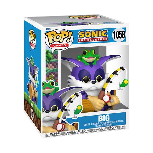 Funko POP Super 6" Sonic 1058 Stor Samlarfigur