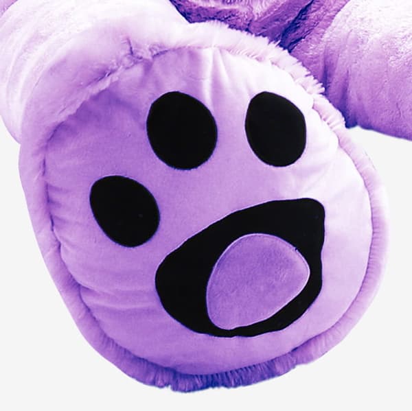 Klassisk bamse - lilla 90 cm