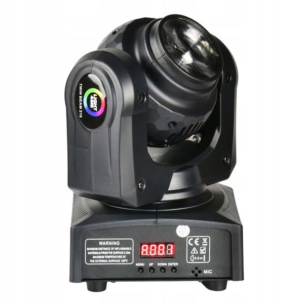 LIGHT4ME twin beam 210 mini LED moving head dobbeltsidet