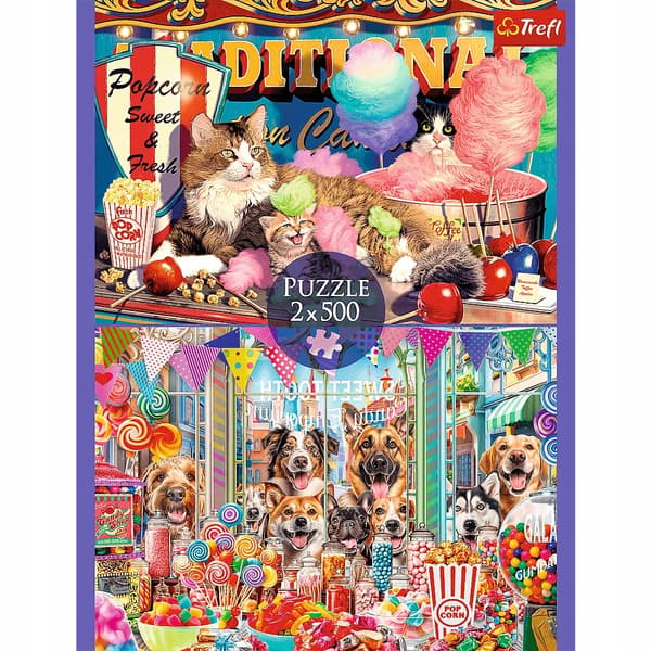 PUSLESPIL 2X500 FLUFFY VENNER 37495