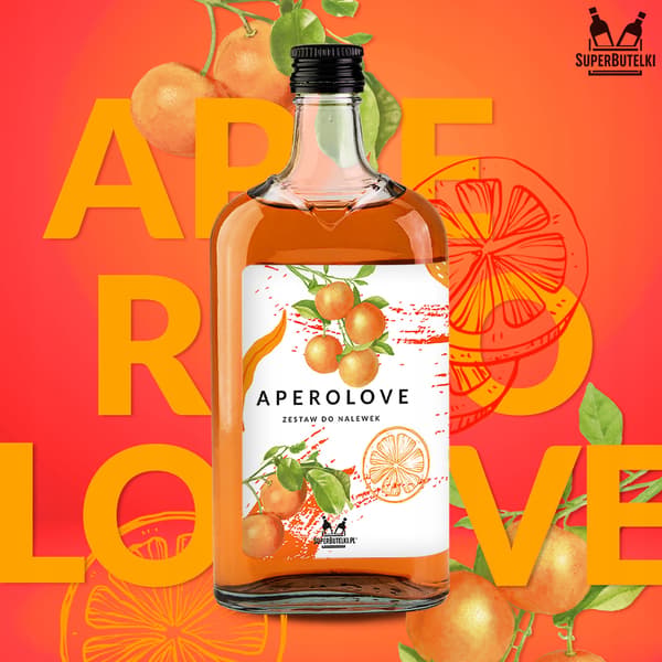 APEROLOVE likörtillverkningskit som present