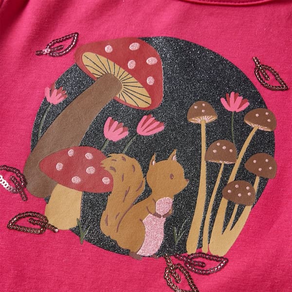 Børne langærmet T-shirt, lyserød, 104