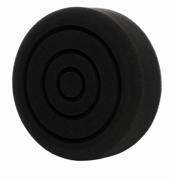 Polersvamp 150 mm sort