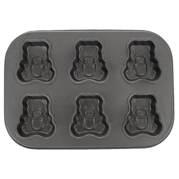 STÅLKOKEFORM MED BAMSEFORM TIL BØRN 26,5 CM