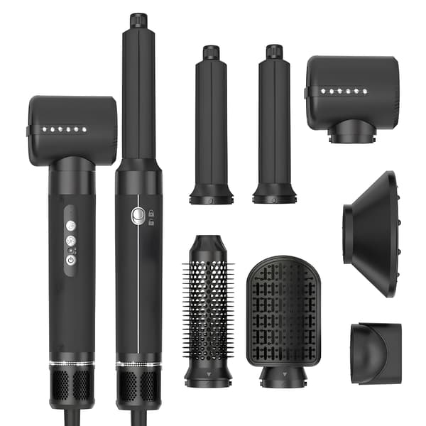 Multifunktionell 7-i-1-styler, 1400 W, svart