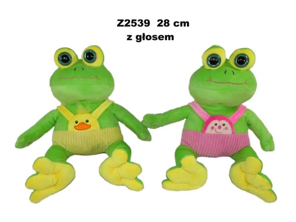 Frø med stemme 28 cm MIX