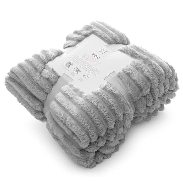 MJUK silverfilt 200x220 3D-ränder