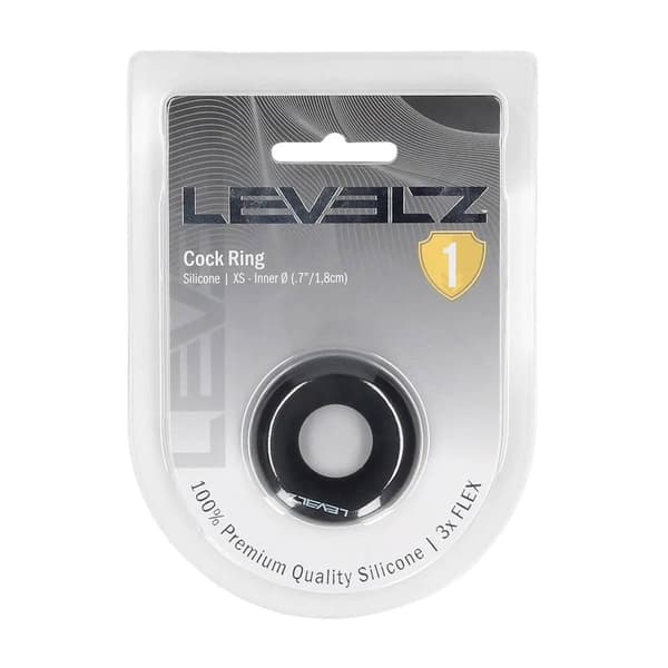 Solid Silikone Penisring - XS - Sort