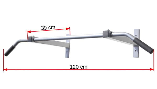 Väggmonterad pull-up-stång för MASTER