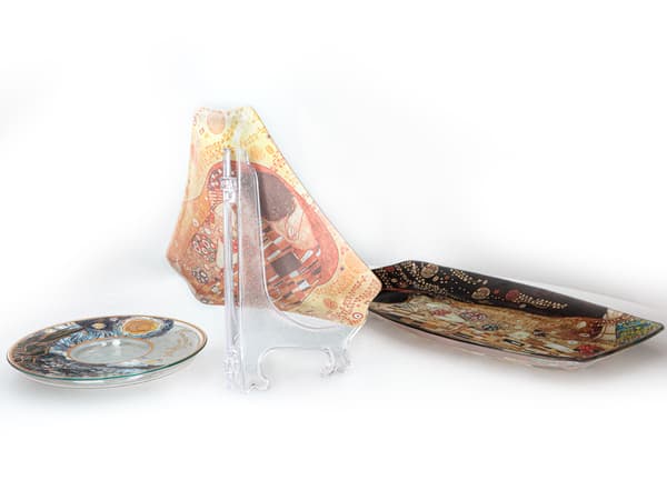 Tallerkenholder (transparent) - 9``