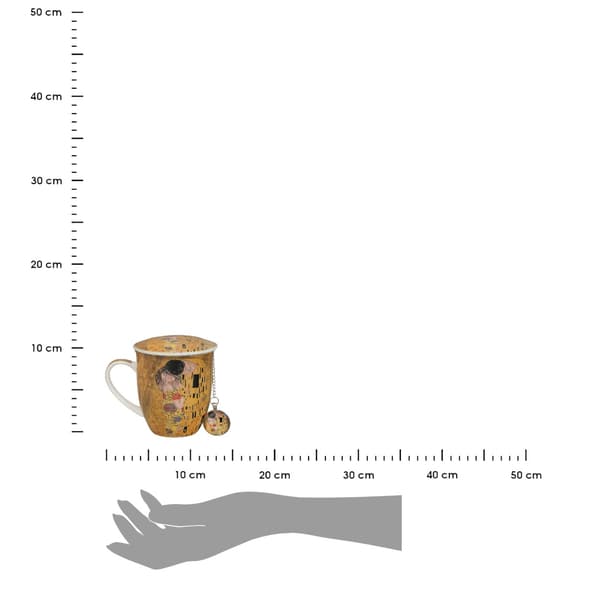 Mugg med tekopp och kysshänge