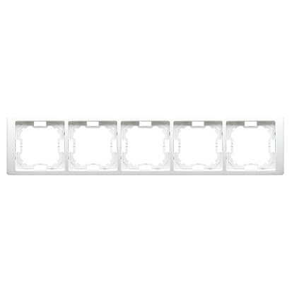 5-kanals ram - universell horisontell och vertikal, vit, basic neos