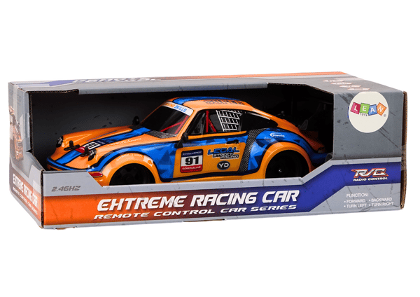 Fjernstyret bil 1:16 gummihjul drift orange