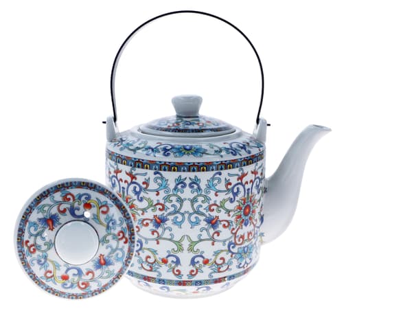 Keramisk elkedel med infuser