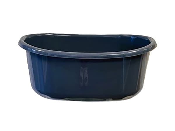 OVAL PLASTSKÅL MED HÄNDER 12L MÖRK ASK -JAG