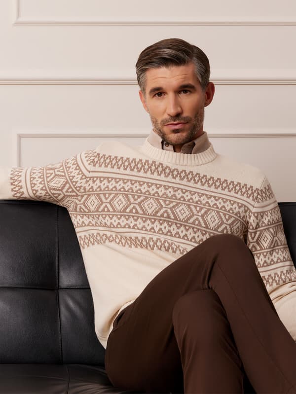 BEIGE GIENMORE TRØJE M