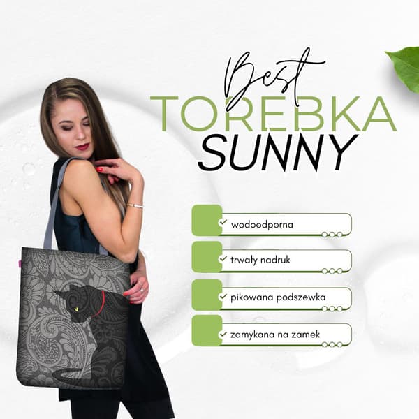 SUNNY lærredstaske - Kleks