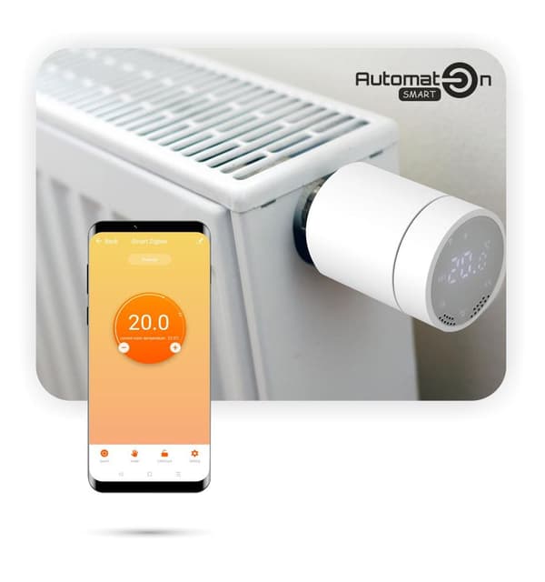 Termostaattipää Zigbee TUYA -patterille