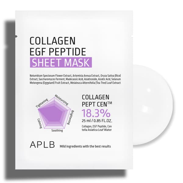 APLB COLLAGEN EGF PEPTIDE SHEET MASK 25ml