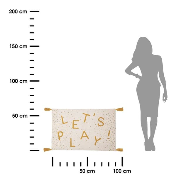 Lets Play børnetæppe 60x90 cm