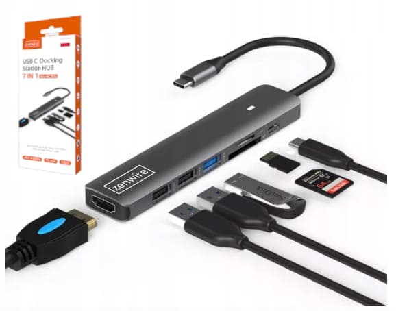 HUB 7-i-1 HS-HC703 adapter