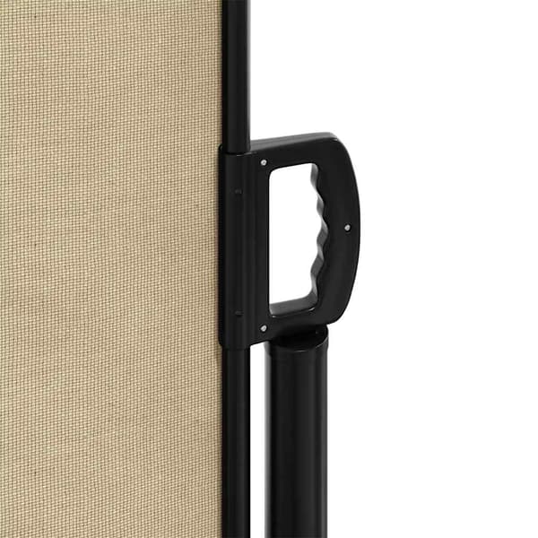 vidaXL Utdragbar sidomarkis beige 120x500 cm
