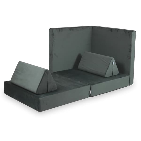 Montessori Standard fløjls grafit legesofa