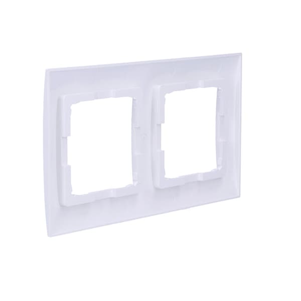 2-kanals universalram IP20 / IP44, vit Simon54
