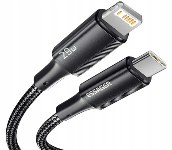 Essager 3m USB-C PD - valaistuskaapeli iPhone 14 13 12 Pro X 8 Fast 29W