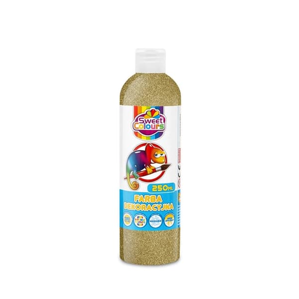 Dekorativ guldglitterfärg 250ml