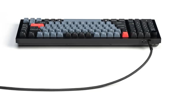 Keychron - Dubbelhylsad Geek-kabel Vit / Typ-C