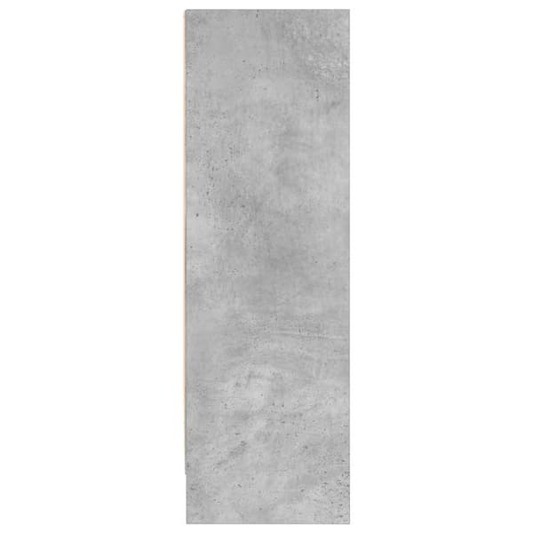 vidaXL reol betongrå 80x24x75 cm spånplade