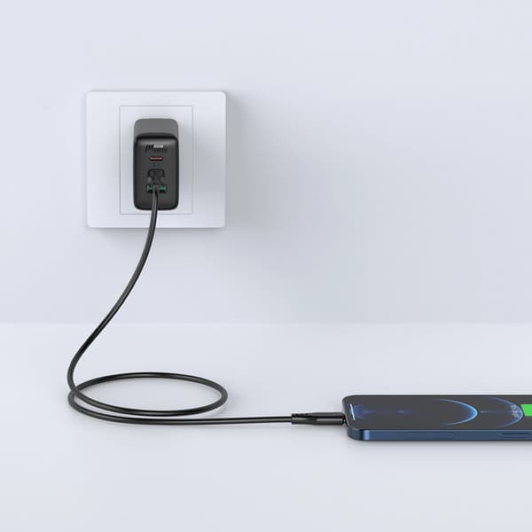 Kabel til iPhone MFI USB-C - Lightning 30W 3A 1,2m hvid