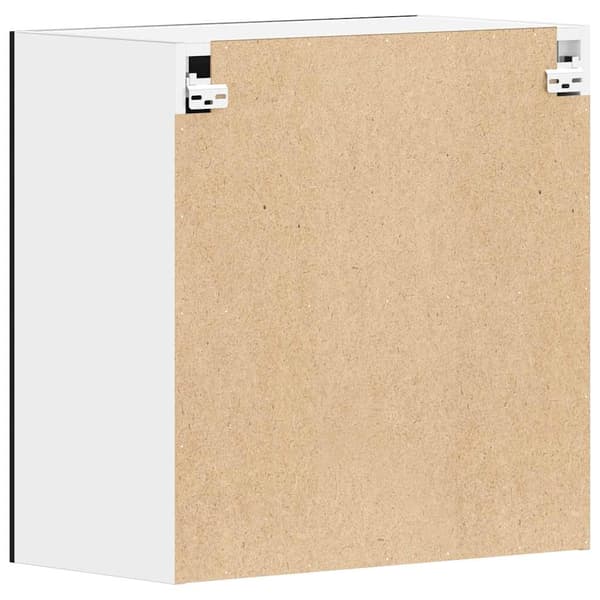 vidaXL vægskab sort 60x31x60 cm spånplade