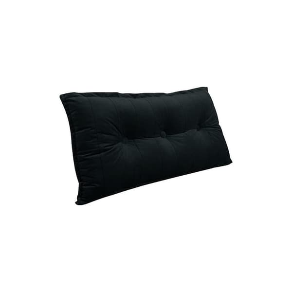 Sort fløjlspude Sort fløjlspude 180 cm