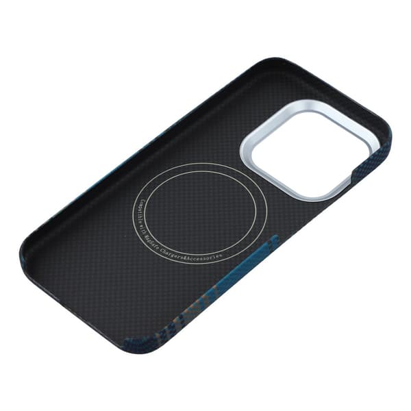 Etui til Xiaomi 17 - magnetisk, aramidfiber, blå