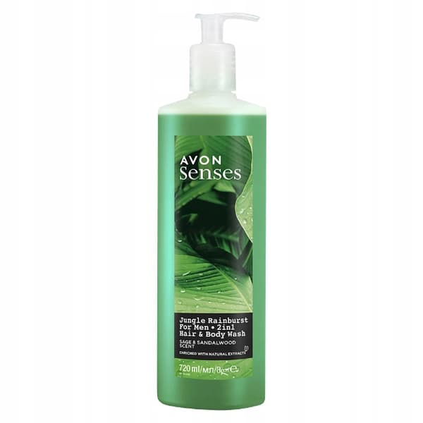 Avon - Jungle Rainburst duschgel för honom 720ml