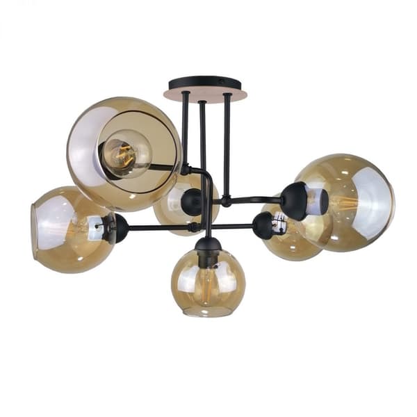 Loftlampe 6xE27 MONDE WOOD
