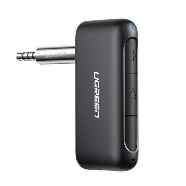 Bilstereo-modtager Bluetooth 5.0 AUX mini-jack sort