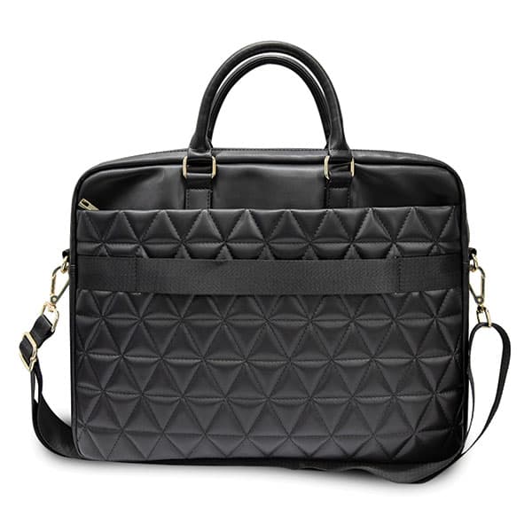 Guess quiltet laptoptaske til op til 16" sort