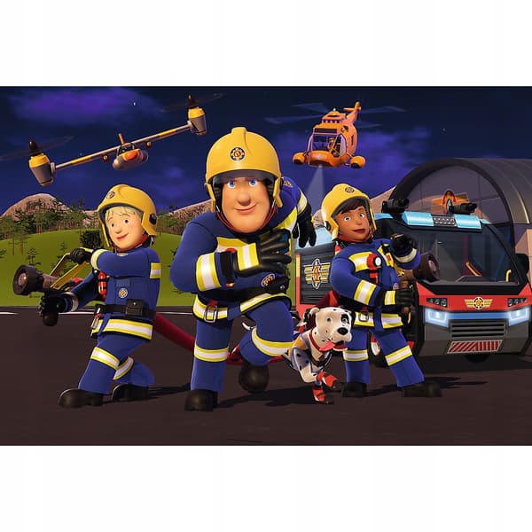 Brandmand Sam 60 cm figur i uniform