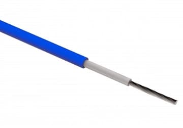 Solcellskabel LgY 1x6.0mm Blå 1m Zamel